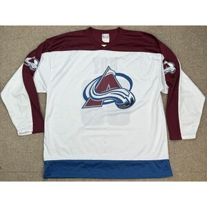 Off The Bench Vtg NHL Colorado Avalanche #33 Patrick Roy Hockey Jersey Size XL‎